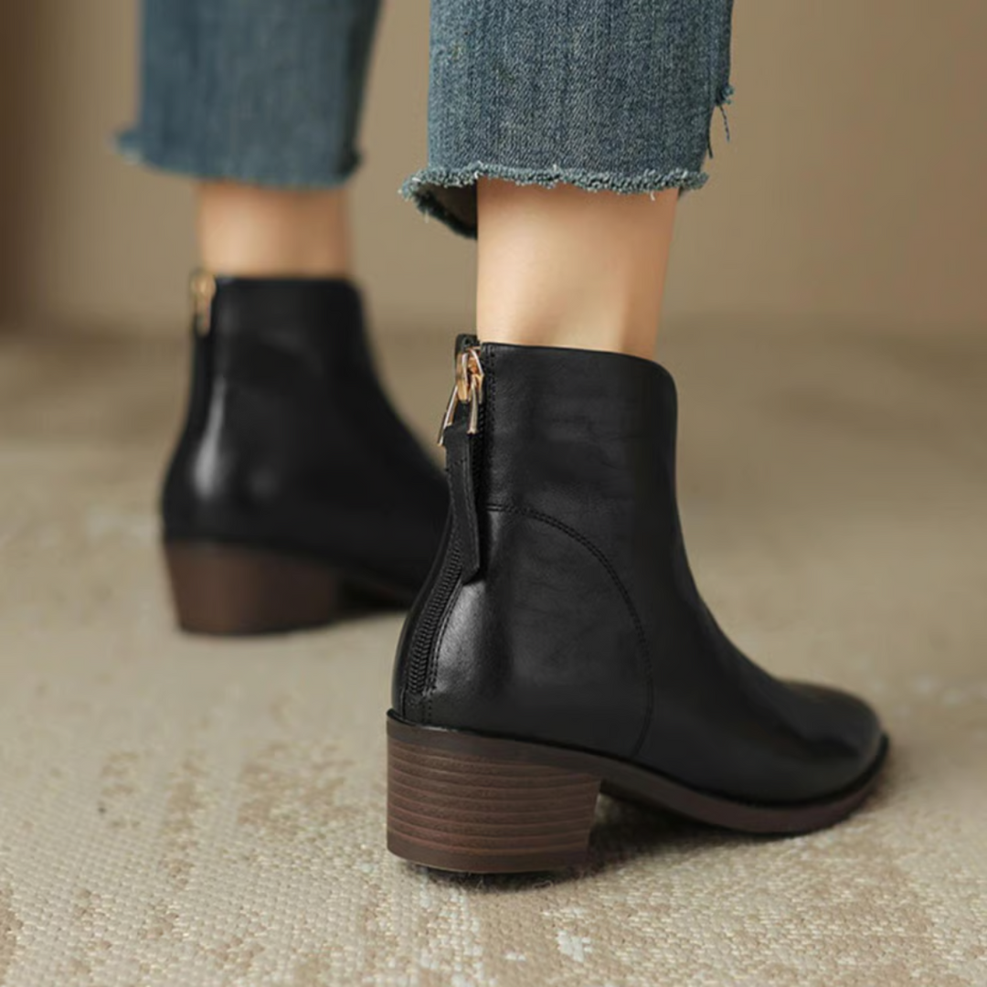 CÉLESTE™ | BOTTINES ÉLÉGANTES À TALON BAS POUR FEMMES
