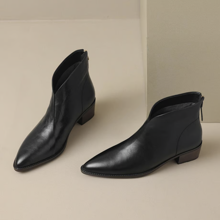 CÉLESTE™ | BOTTINES ÉLÉGANTES À TALON BAS POUR FEMMES