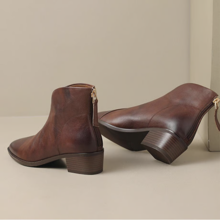 CÉLESTE™ | BOTTINES ÉLÉGANTES À TALON BAS POUR FEMMES