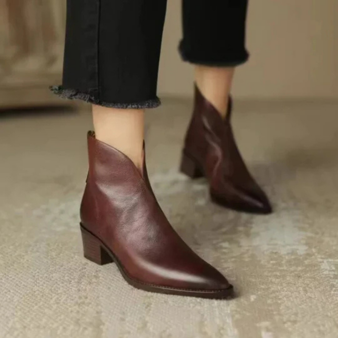 CÉLESTE™ | BOTTINES ÉLÉGANTES À TALON BAS POUR FEMMES