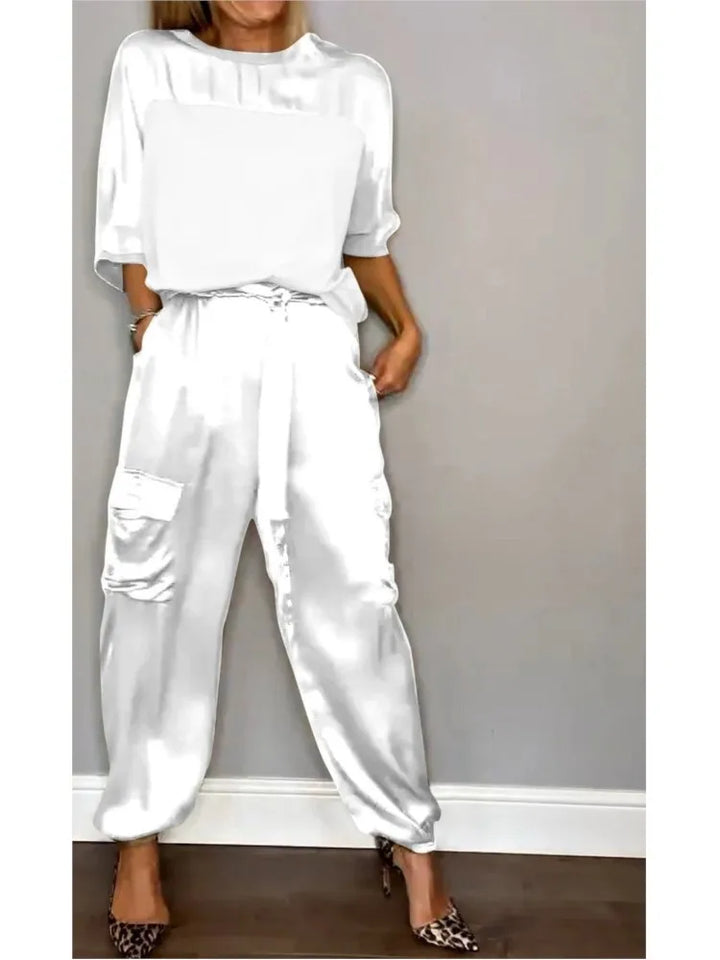 Evelina - Élégance Satinée Décontractée