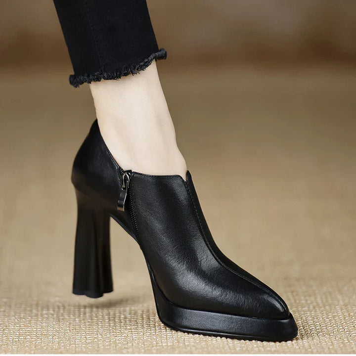 CARINA™ | BOTTINES À TALONS ÉVASÉS POUR FEMMES