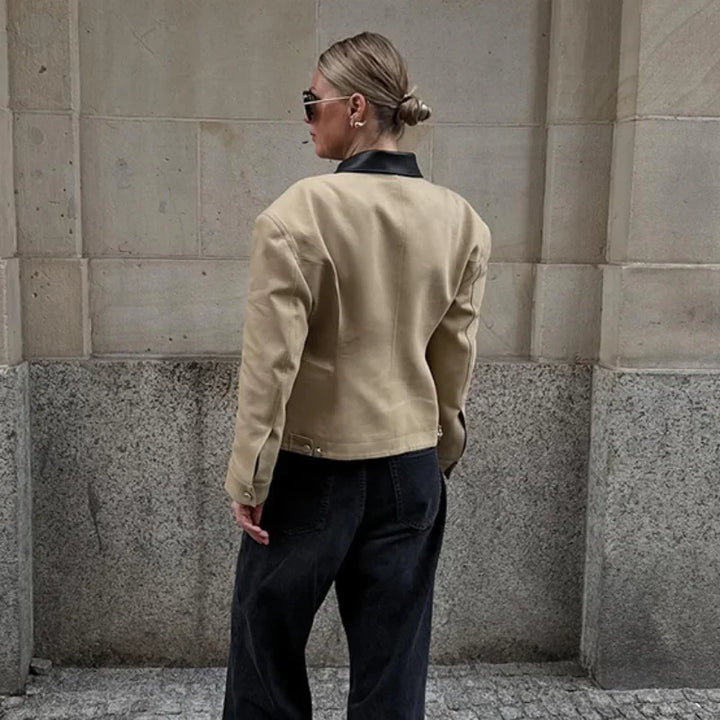 LeatherJacket Casual High Street Style