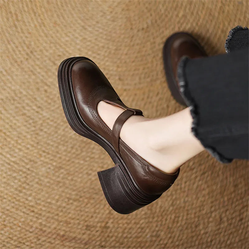 ELVANA™ | ESCARPINS CHUNKY À BRIDE EN T