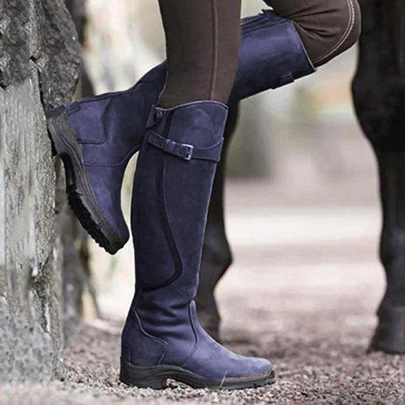MAEVE™ | BOTTES D’ÉQUITATION IMPERMÉABLES EN CUIR