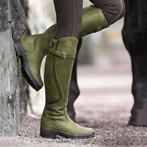 MAEVE™ | BOTTES D’ÉQUITATION IMPERMÉABLES EN CUIR